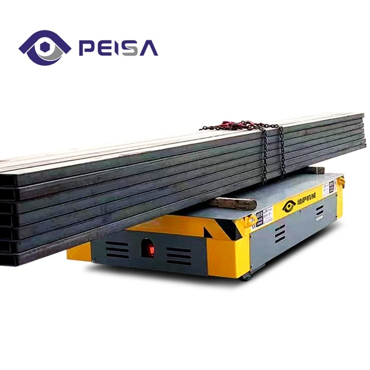 Heavy Duty Transfer Cart transports steel pipes Heavy Duty Transfer Cart transports steel pipes